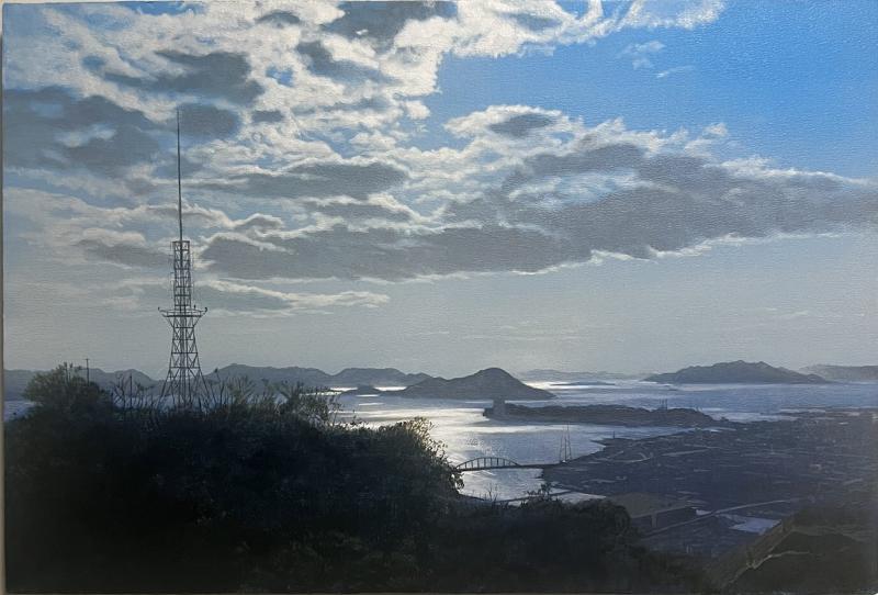 瀬戸内海風景（黄金山より）-仰光-　12M