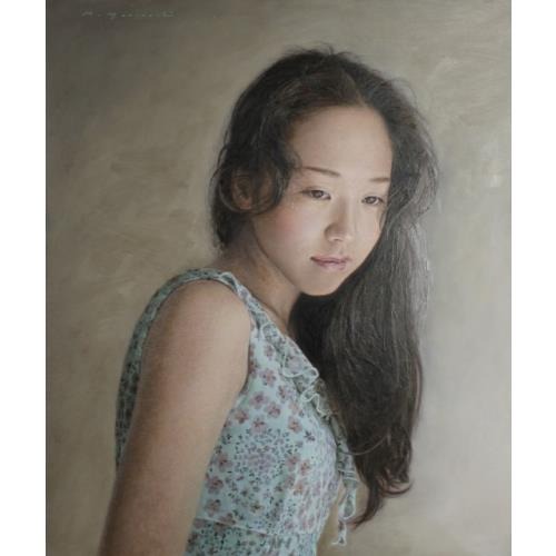 間　36×31　油彩